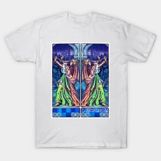 L'Andalousie Woman Dancing Starry Night Spain 1900 T-Shirt